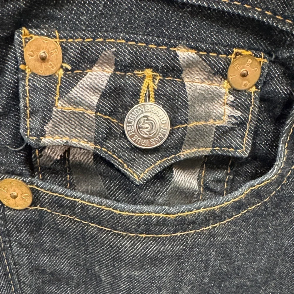 True Religion Dark Blue Boot Cut Jeans